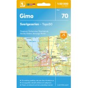 70 Gimo Sverigeserien 1:50 000